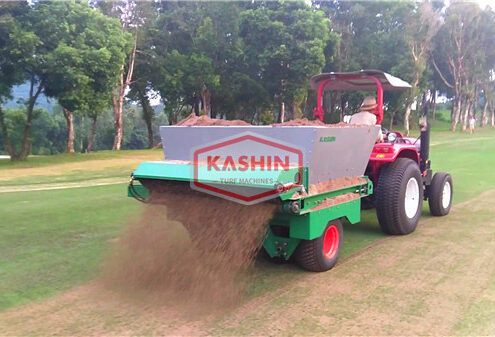 China golf course sand top dresser,topdressing machine,sand spreader