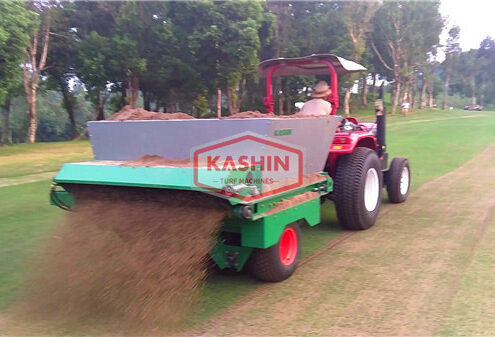 China golf course sand top dresser,topdressing machine,sand spreader