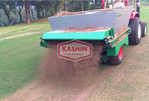 China golf course sand top dresser,topdressing machine,sand spreader