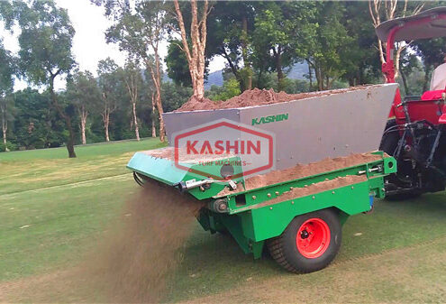 China golf course sand top dresser,topdressing machine,sand spreader