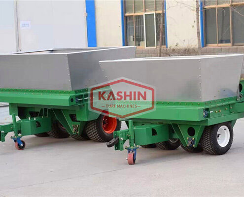 China sand top dresser,sports field top dresser machine