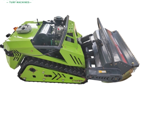 Diesel remote-controlled tracked lawn mower