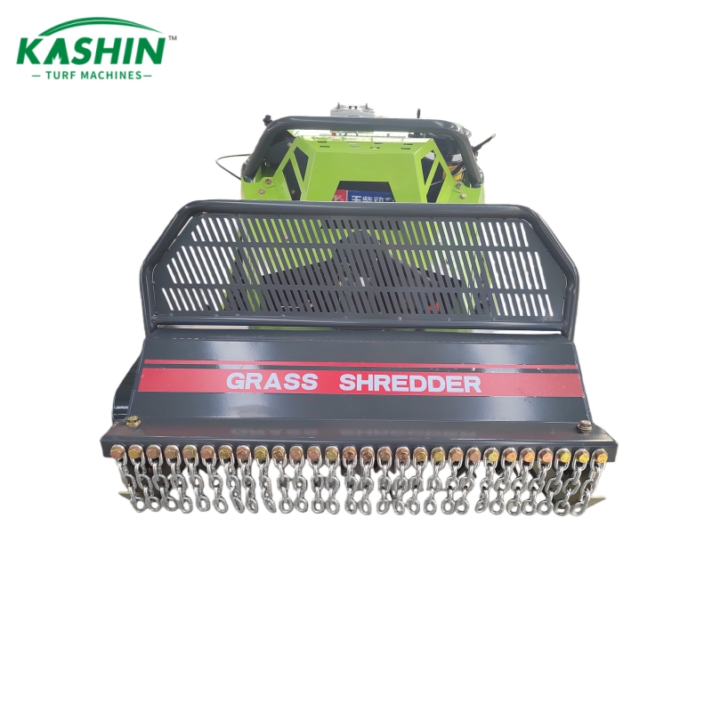 Diesel remote-controlled tracked lawn mower