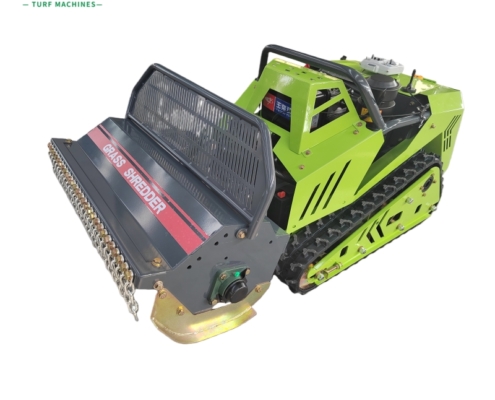 Diesel remote-controlled tracked lawn mower