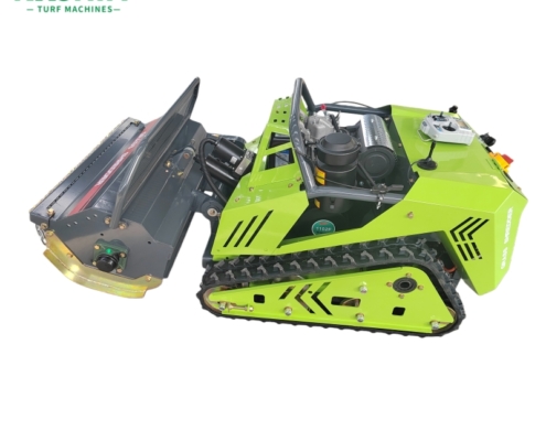 Diesel remote-controlled tracked lawn mower