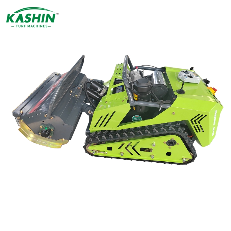 Diesel remote-controlled tracked lawn mower