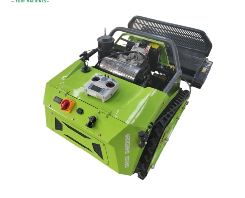 Diesel remote-controlled tracked lawn mower