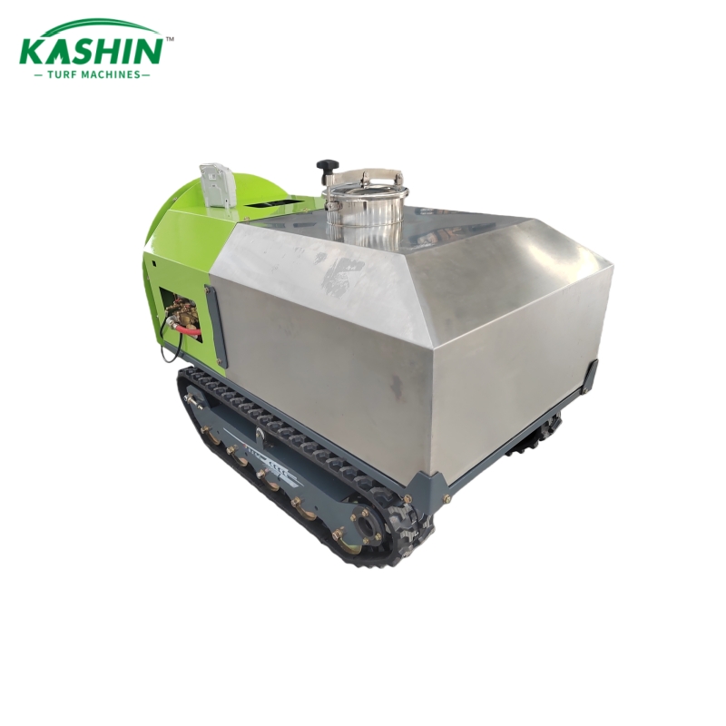 Diesel remote-controlled tracked sprayer