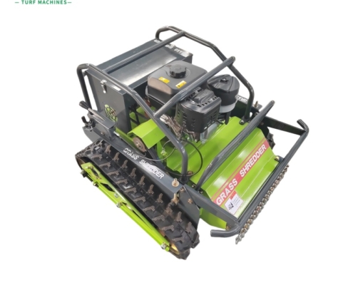 Gasoline remote-controlled tracked lawn mower
