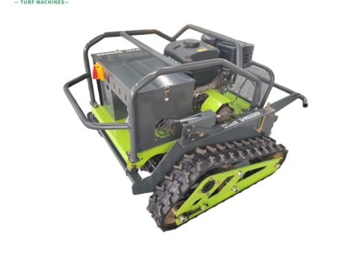 Gasoline remote-controlled tracked lawn mower