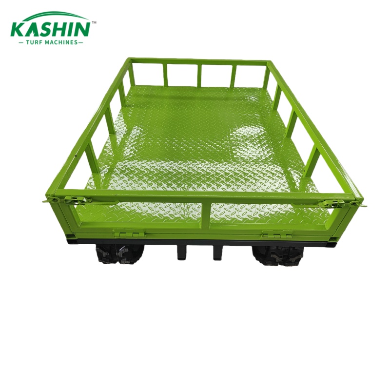 Remote-controlled tracked lift transport cart