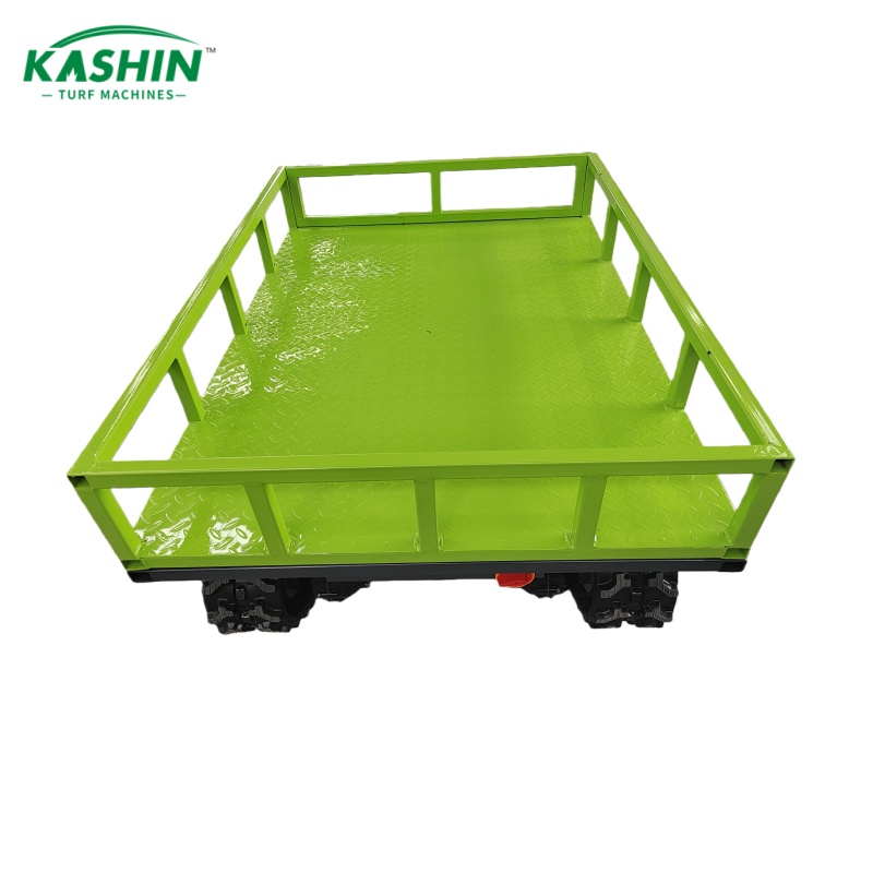 Remote-controlled tracked lift transport cart